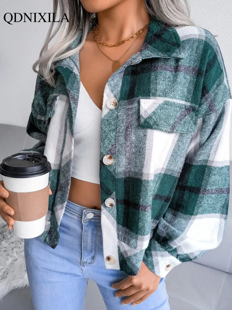 

Куртка женская шерстяная с длинным рукавом-фонариком, Осень-зима 2023