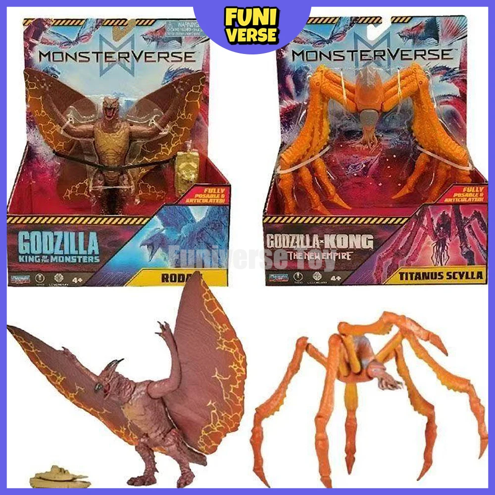 Фото Новая оригинальная коллекционная фигурка Monsterverse Godzilla X Kong The New Empire Monarch Legacy of Monsters Skull Island, игрушка для детей №2
