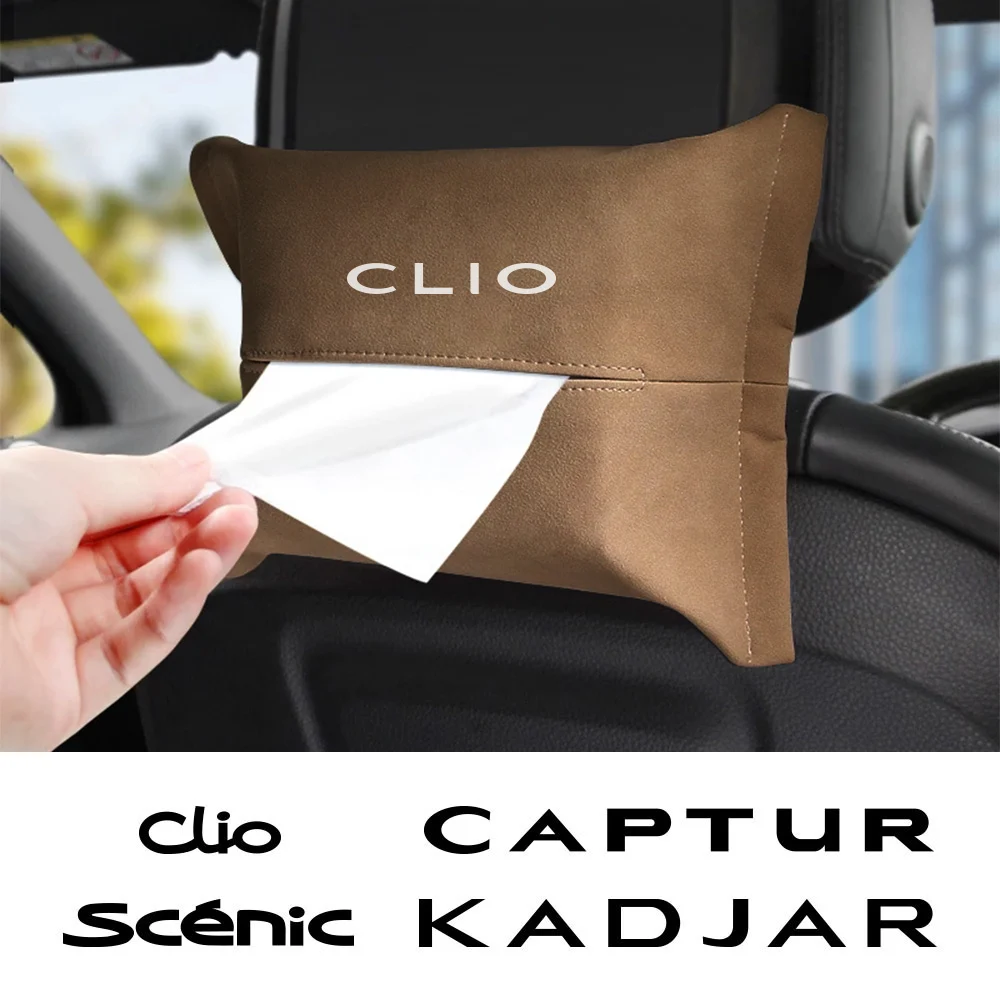 Автомобильная сумка для хранения салфеток аксессуары Renault Clio 4 Captur Kadjar Scenic Laguna Zoe