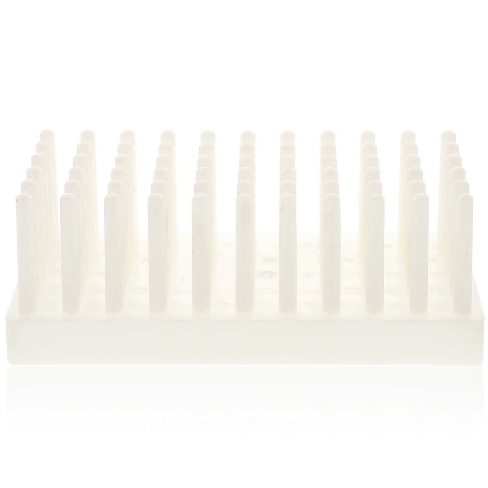 

Test Tube Vials Rack: Experimental Tube Drying Holder 66 Place for Scientific Experiments Sample Tube Organizer Glass pipes