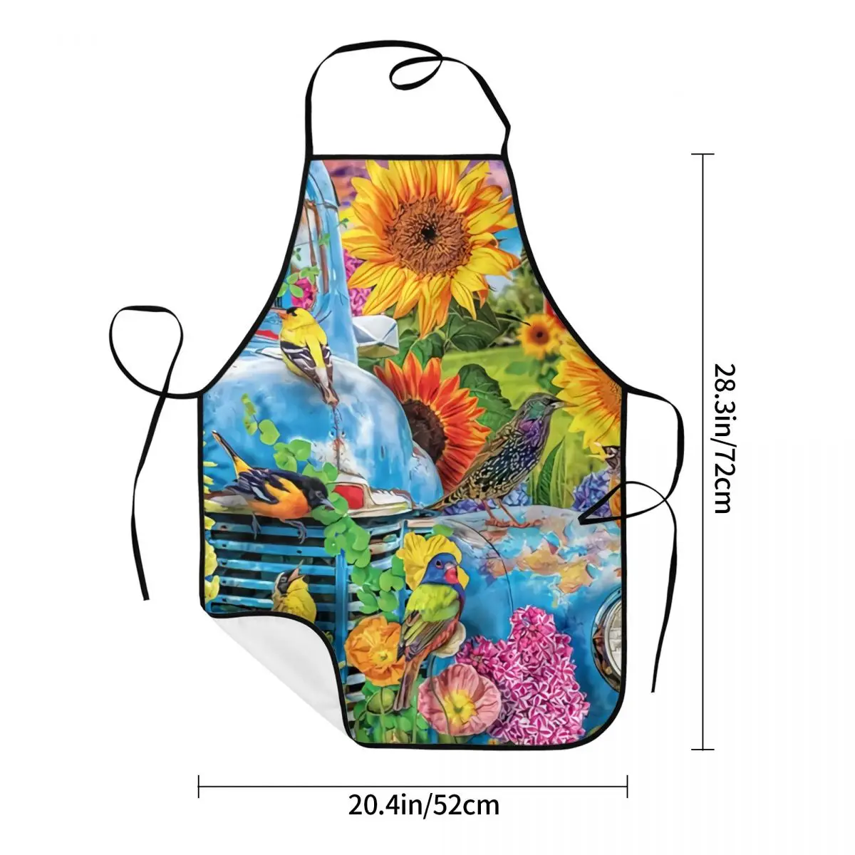 Забавные фартуки на заказ с изображением Songbirds ферме унисекс для мужчин и женщин