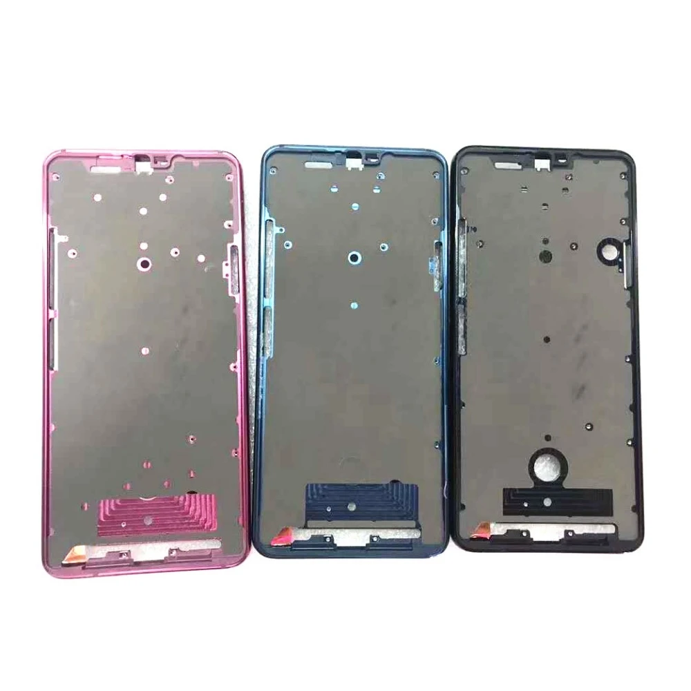 Для LG G7 ThinQ LM-G710 G710N G710VM G710 SM-G710 передняя панель корпуса фоторамка с Sim-картой