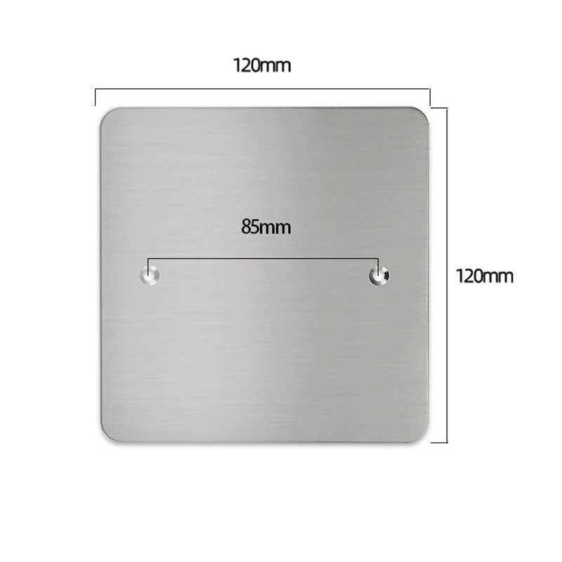 

Тип 86 /120, встроенная Нижняя крышка корпуса из нержавеющей стали, настенная и наземная розетки, декоративная медная крышка