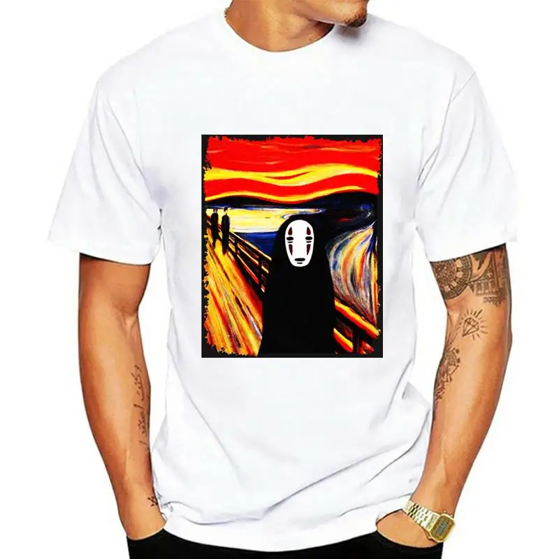 

Spirited Away No Face Studio Ghibli T Shirt Black Cotton Men S-3XL US Supplier Hot Sale Clothes