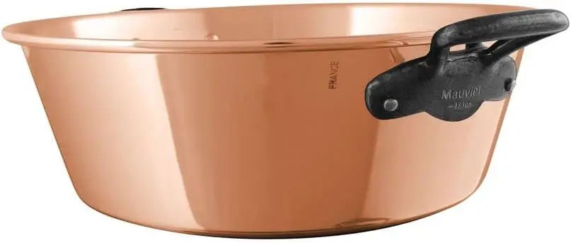 

Copper Jam Pan with Cast Iron Handles, 9.4-qt, France