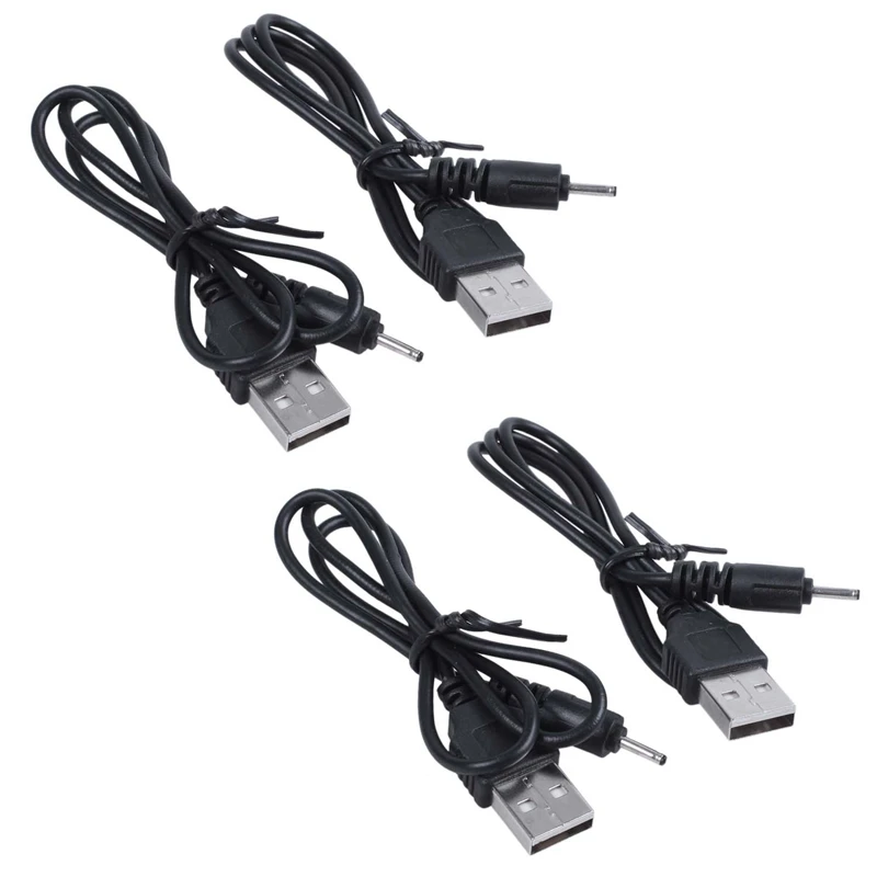 

4X USB Cable 2.0 Mm DC Charger For Nokia 6280 E65 N73 N80 50Cm