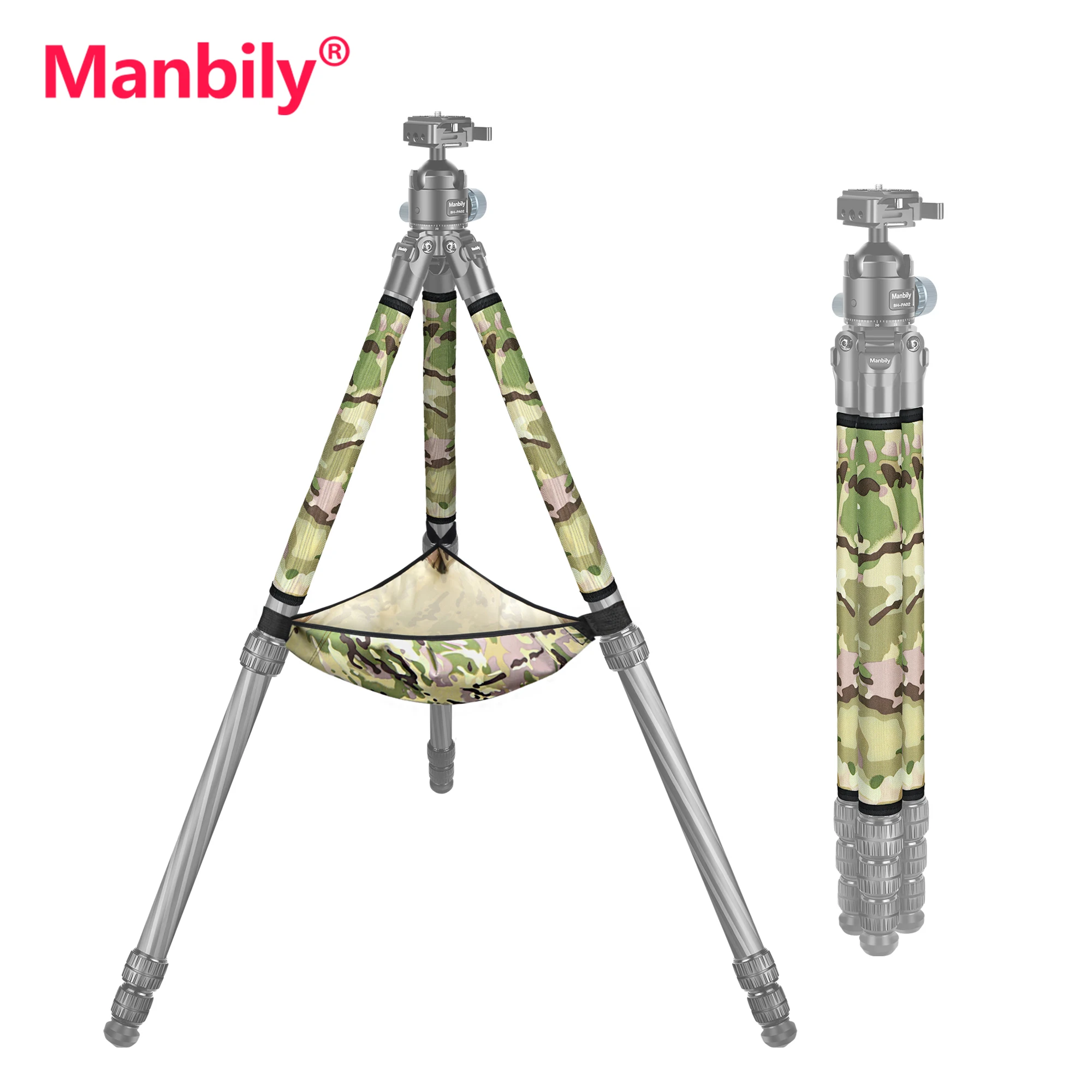 Manbily профессиональные ножки для штатива защитные и мешки с песком камуфляжные