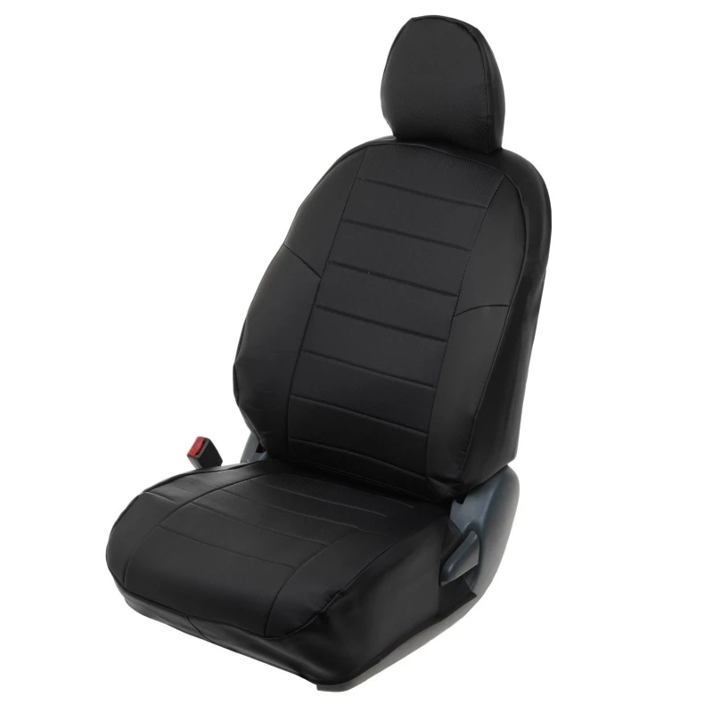Комплект автомобильных чехлов Seintex 94718 для MAN TGX 2007- - рисунок полоски черного цвета