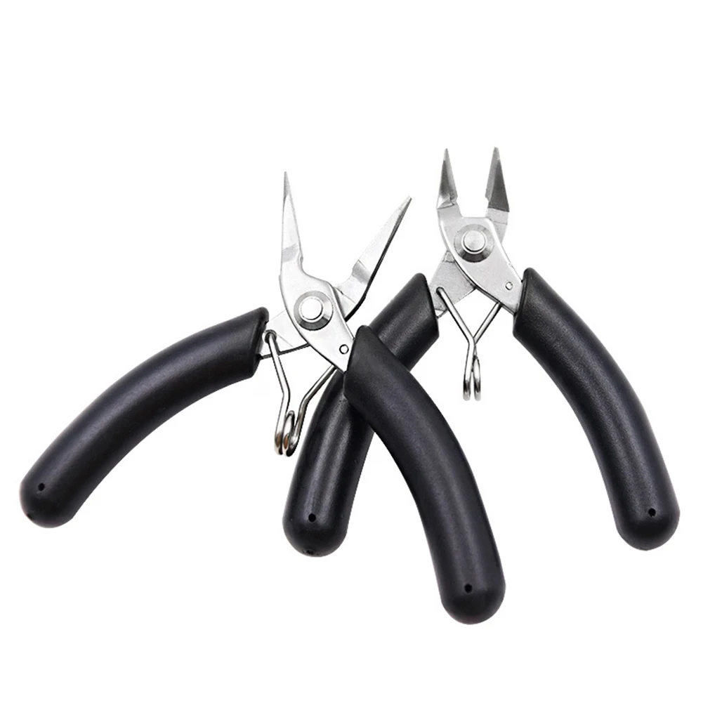 

Mini Pliers Diagonal Pliers Round Needle Nose Plier Bent Nose Forcep Cable Cutter Stripper Crimper For DIY Jewelry Beads Crafts