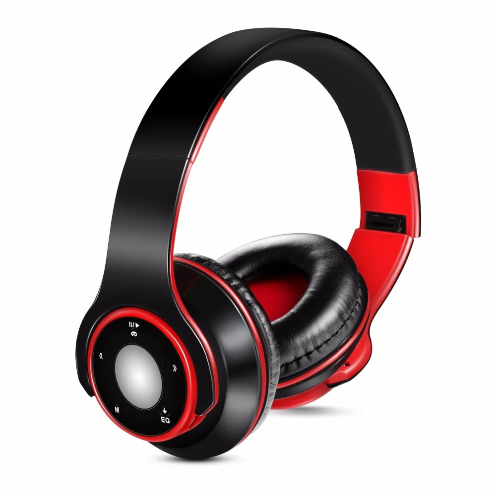 

Free Shipping Colorful Stereo Audio Mp3 Bluetooth Headset Wireless Headphones Earphone Support SD Card with Mic Play 20 Hours