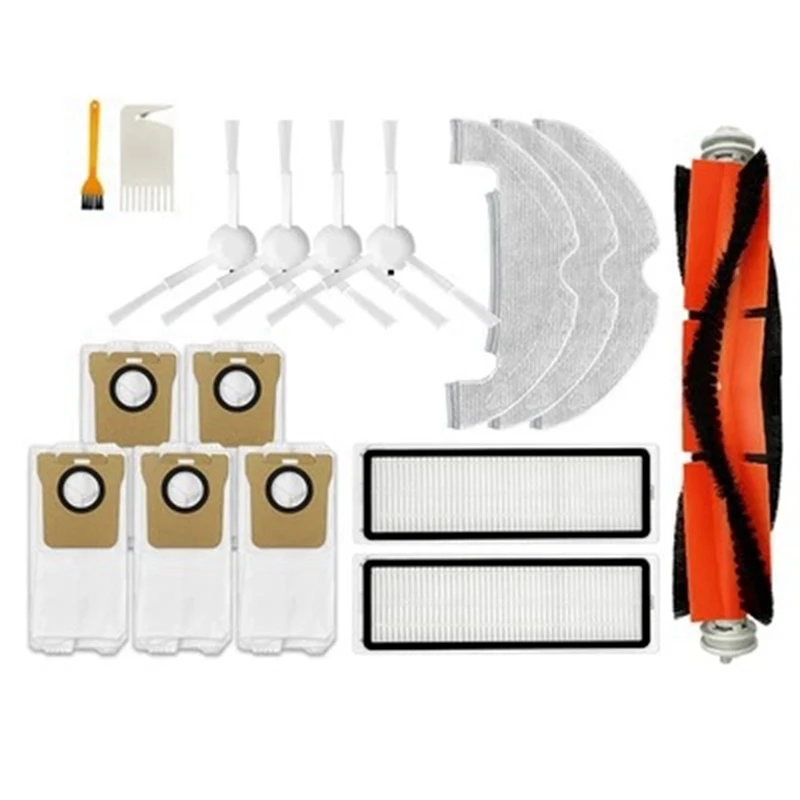 

Detachable Main Brush Hepa Filter Side Brush Mop Cloth For Xiaomi Mi STYTJ05ZHM Robot Vacuum-Mop 2 Ultra Cleaner Parts