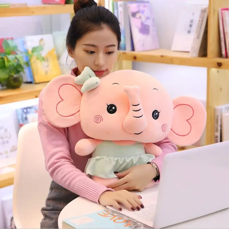 Игрушка плюшевая в виде слона 45 см | Игрушки и хобби