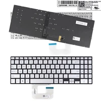 new us layout keyboard for asus zenbook ux561u ux561ua silver aebkkr00020 backlit