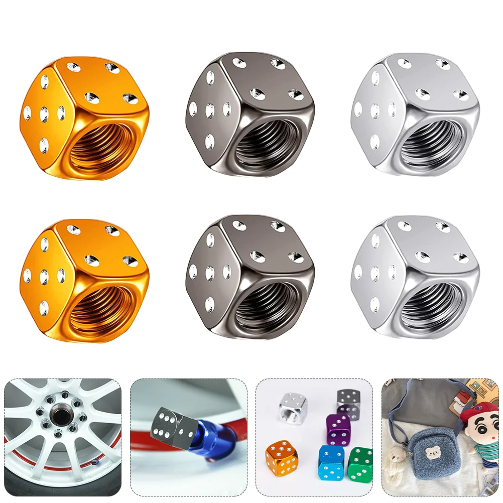 

12Pcs Practical resistance Valves Caps Bike Tire Valves Caps Tire Valves Accessories