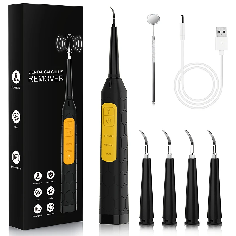 

Portable Ultrasonic Sonic Electric Dental Scaler Tooth Calculus Remover USB Charge Clean Tartar Tool Whiten Teeth Household
