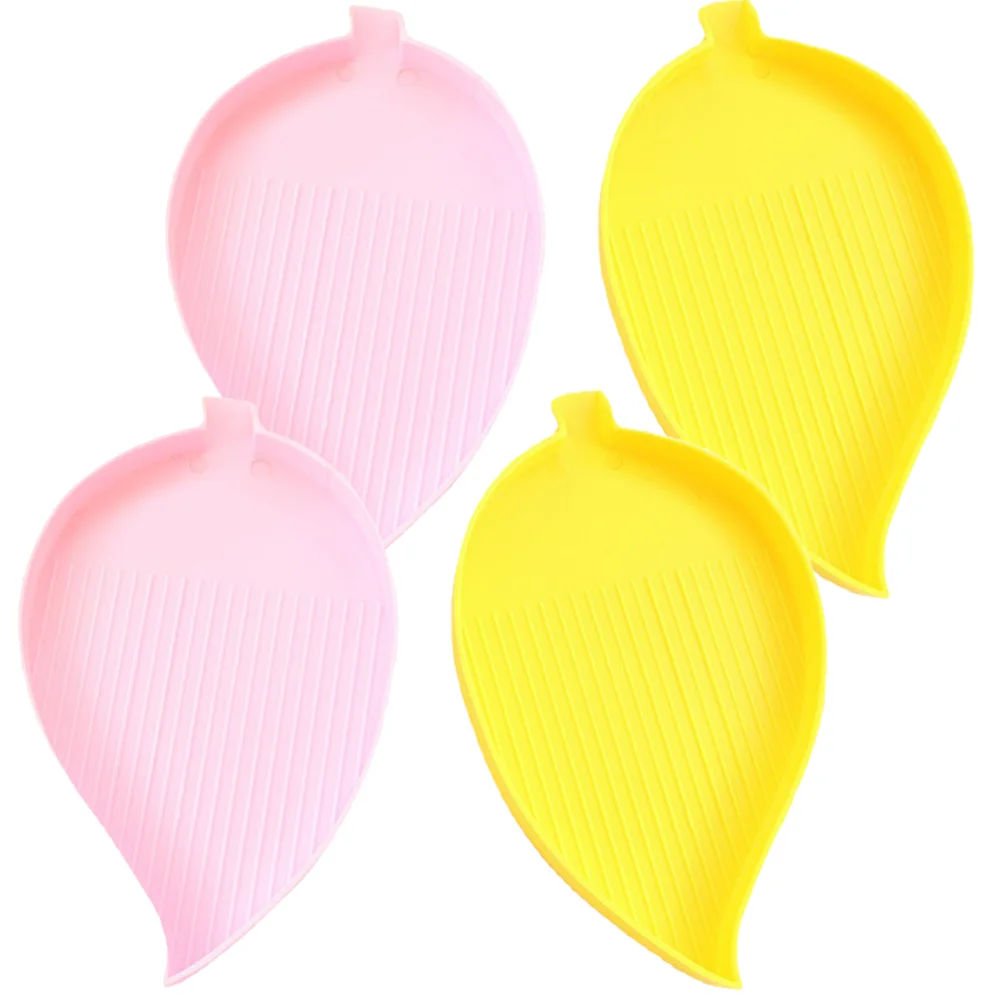 

4 Pcs Rhinestone Board Storage Bead Sorting Tray Jewelry Plastic Pallets