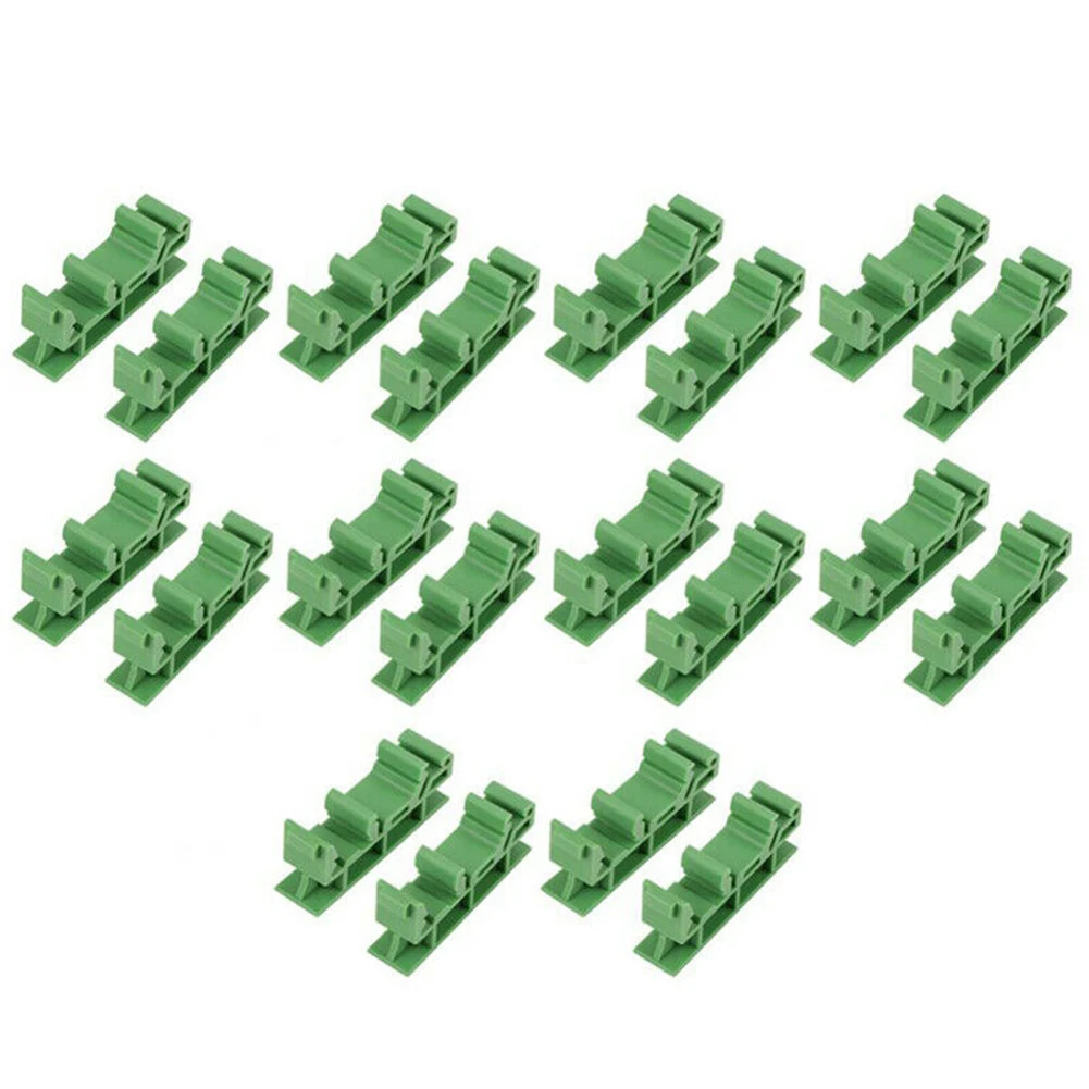 

10pcs KPRH-175 PCB DIN 35 C45 Rail Adapter Circuit Board Mounting Support Bracket Mount Holder Screw Multi Tools