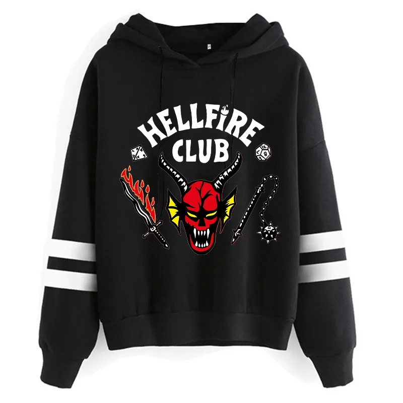 

Hellfire Club Stranger Things Season 4 Hoodie Eleven Graphic Sweatshirt Women Funny Hoodies Harajuku Clothes Hood Female
