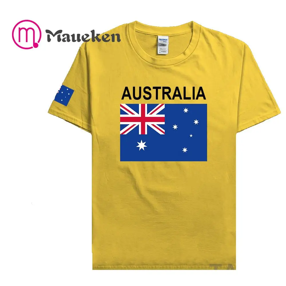 2022 австралийская футболка Мужская из хлопка в стиле австралийской Народной