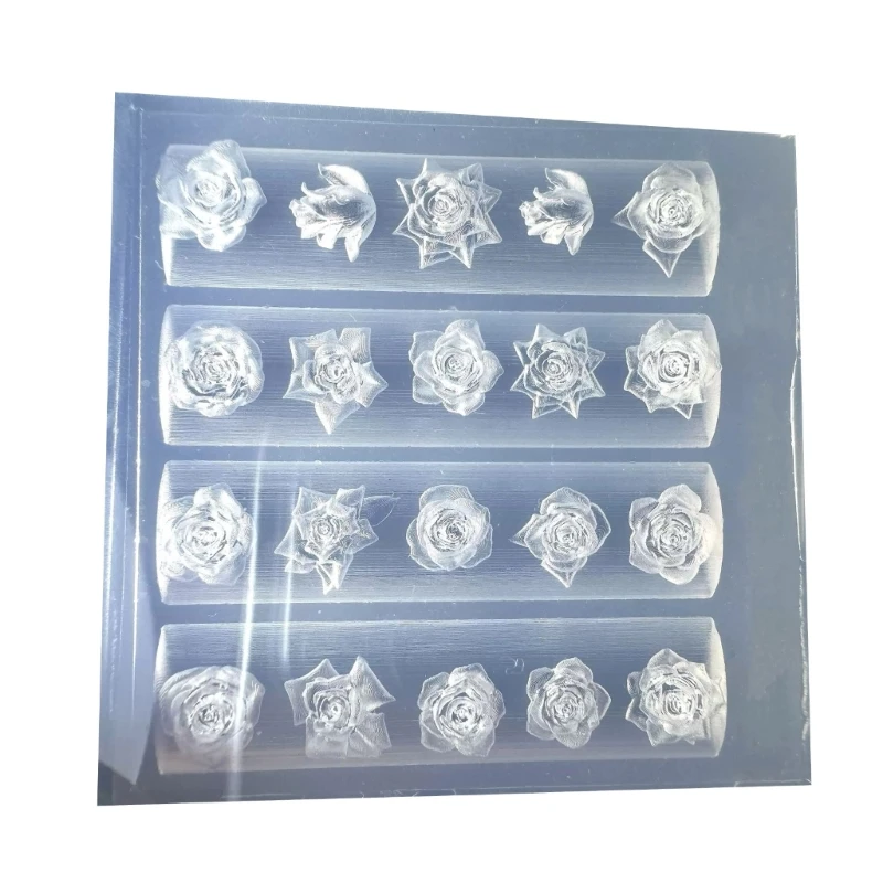 Легкосъемные силиконовые формы для штампов ногтей профессиональные маникюра