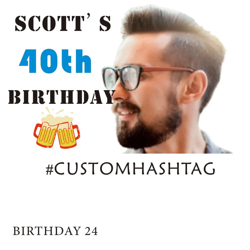 Недорогие сувениры на день рождения CWP BIRP временная татуировка с фотографией