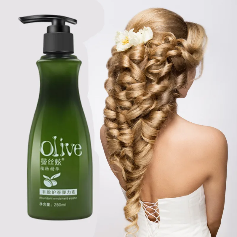 

Curl Enhancers Moisturizing and Protecting Volume Vegetable Olive Essence Nutrition Compliant Elastin Curl Mousse Coiffante