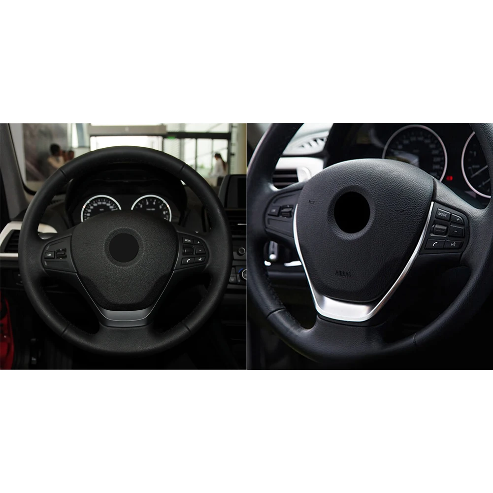 

Cover Steering Wheel Cover For BMW 3 Series 2013-2018 For BMW 1 Series F20 12-19 Trim Accessories Chrome Plated
