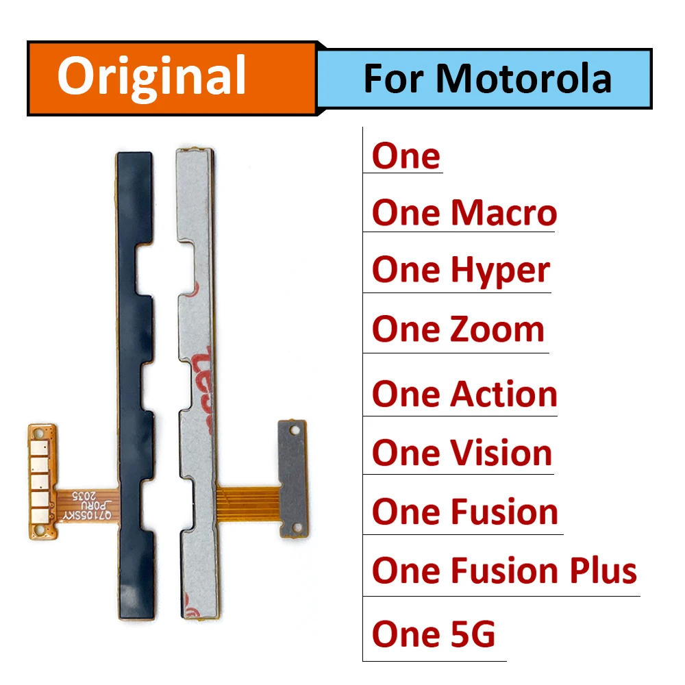 

Новый гибкий кабель с кнопкой включения/выключения звука для Motorola Moto One Fusion Plus