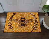 bee 3d all over printed doormat non slip door floor mats decor porch doormat