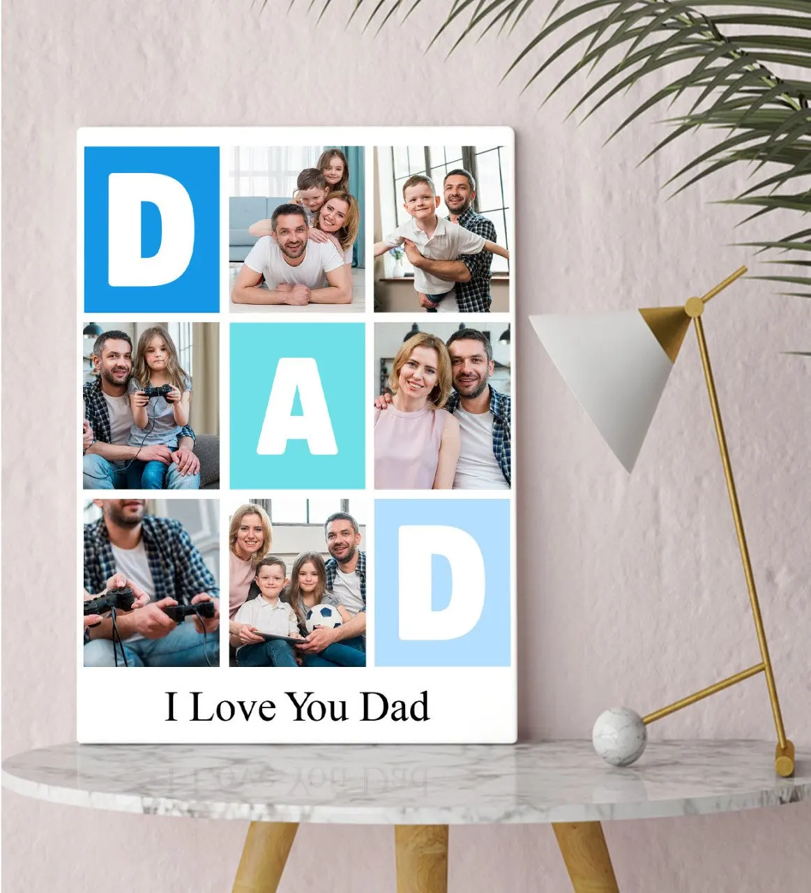 

Персонализированный холщовый стол Dad Temalı 30x50 см
