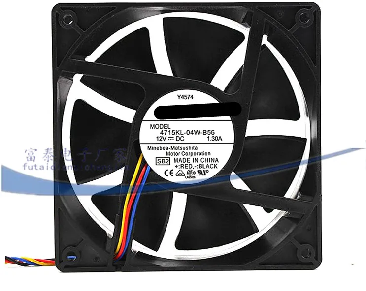 

Оригинальный новый 100% рабочий 4715KL-04W-B56 12038 12 см 12 В а искусственный вентилятор