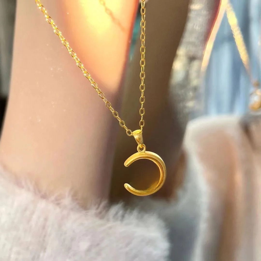 Винтажное художественное ожерелье из титановой стали Женская цепочка до ключиц