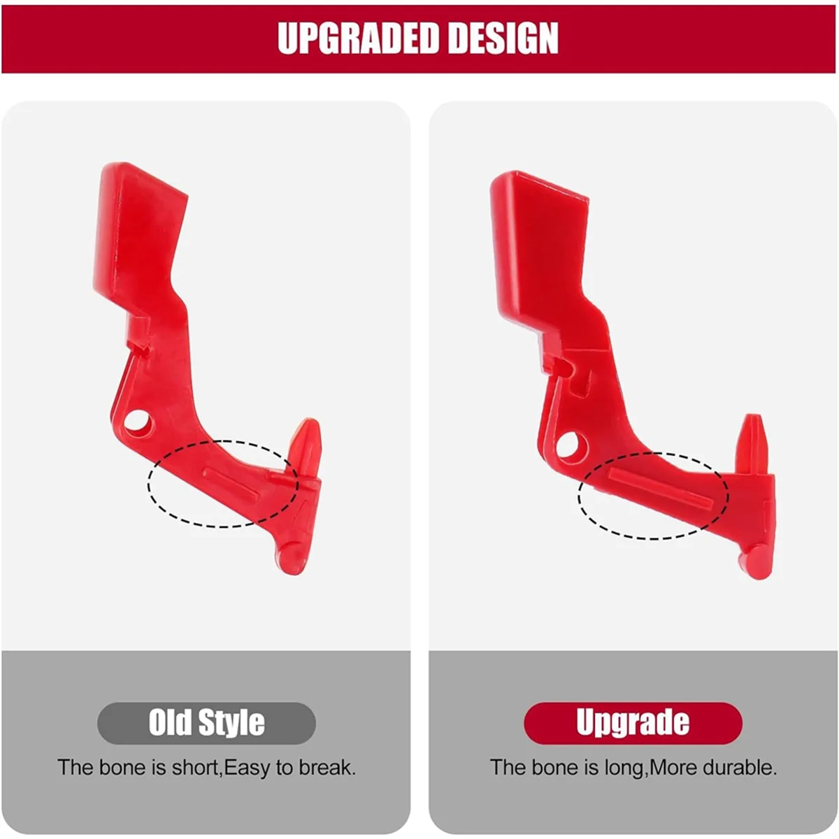 Сменная кнопка переключателя триггера для пылесоса V10 V11 SV12 SV14 ABS красная запасные