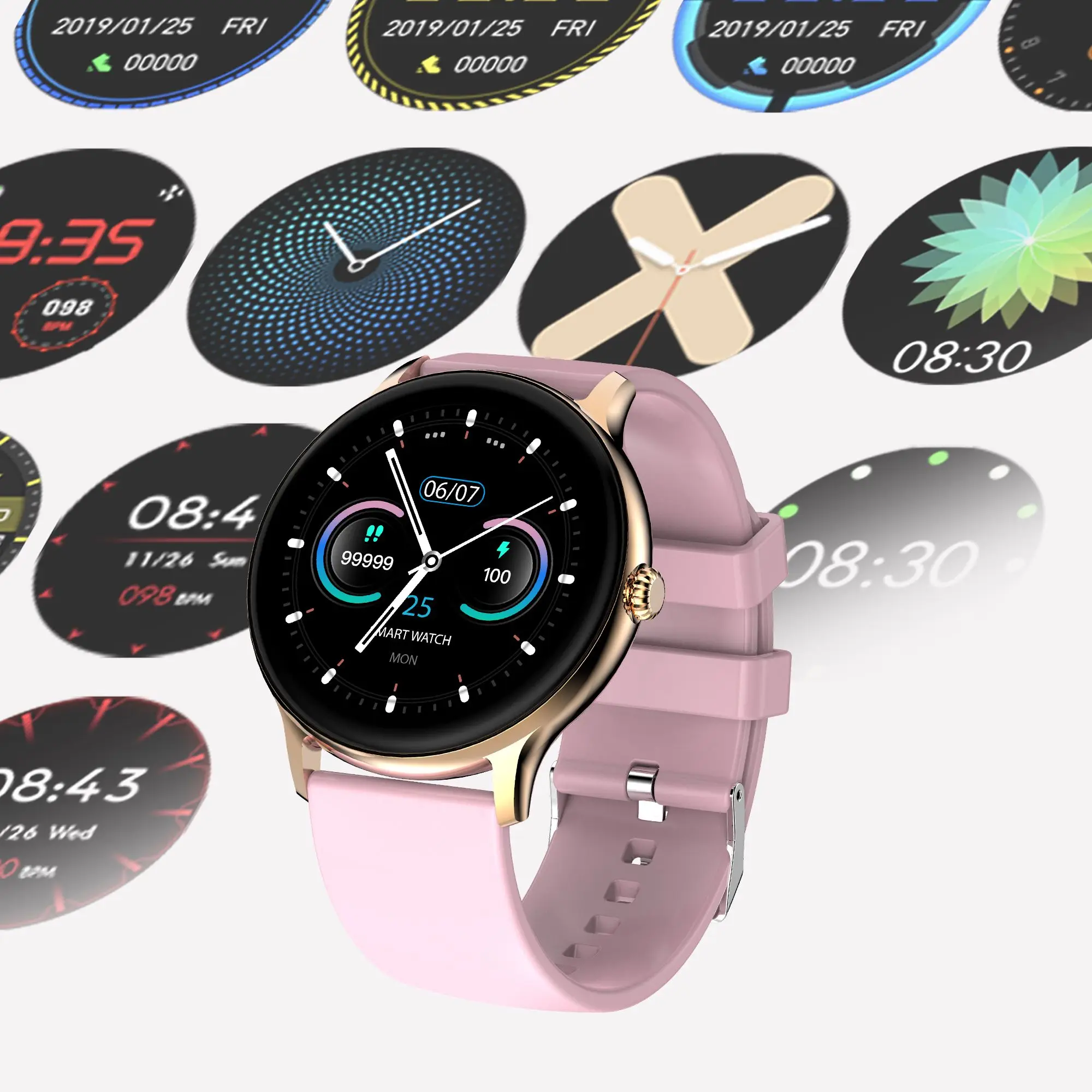 Z12PRO Men Smart Watch IP67 Waterproof Heart Rate Blood Oxygen Health Tracker Phone Watch Sports Smartwatch for Men Women PK