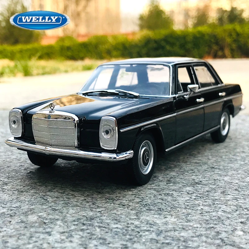 

WELLY 1:24 Mercedes-Benz 220 Alloy Classic Car Model Simulation Diecasts Metal Toy Retro Old Car Model Collection Gift
