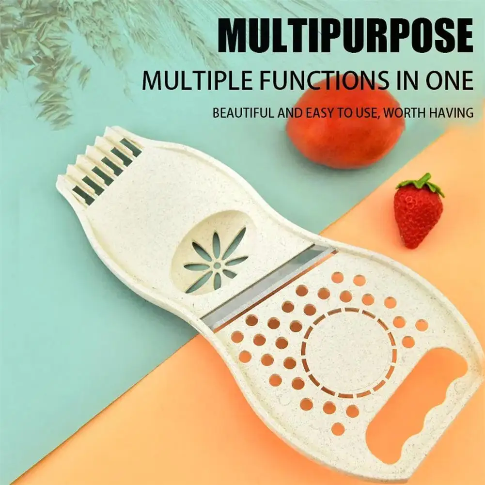 

Multifunctional Vegetable Cutter Kitchen Cucumber Carrot Shredder Potato Peeler Shredder Kitchen Tool G7M4