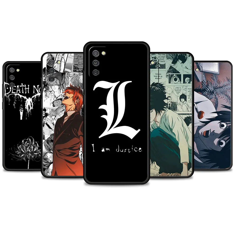 

Death Note for Samsung Galaxy A12 A52 A51 A32 A21s A71 A02s A32 A31 A72 A22 A11 A41 A03 A13 5G 4G Phone Case Silicon Cover