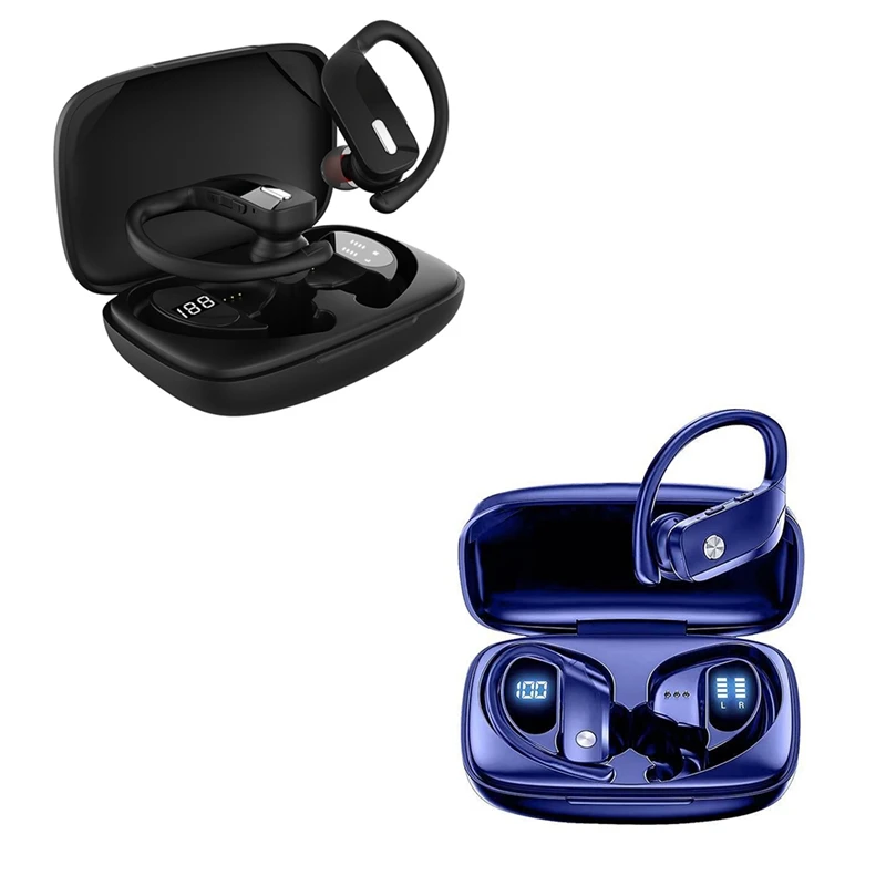 

Беспроводные наушники-вкладыши, стереонаушники Bluetooth 5.0, водонепроницаемые спортивные наушники Hifi, встроенный микрофон, гарнитура для тренировок