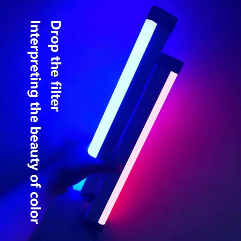 

Handheld Led Licht Invullen Led Video Licht Wand Usb Oplaadbare Fotografie Verlichting Verstelbare Flash Light Rgb Selfie Lamp