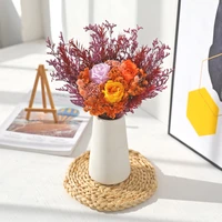 eternal life flowers dried natural roses starry sky light luxury high grade flower bouquet living room decoration ornaments