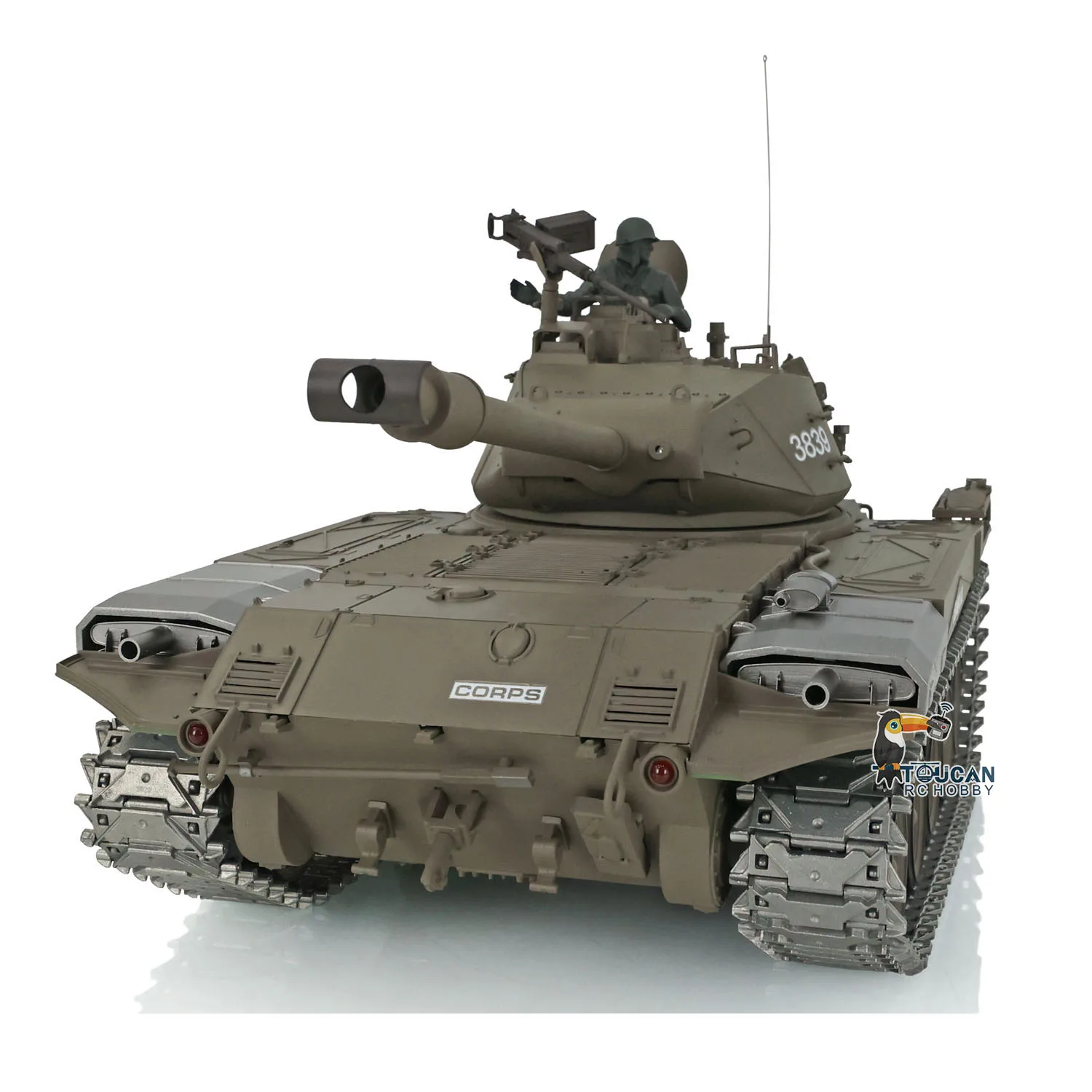 HENG LONG Масштаб 1/16 обновленный радиоуправляемый танк Walker Bulldog RTR 3839 с углом обзора 7.0