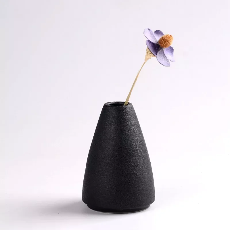 

Ceramic Small Vase Home Decoration Crafts Tabletop Ornament Simplicity Japanese-style Decoration