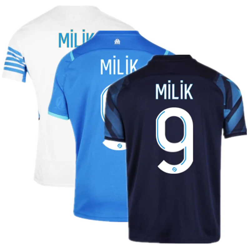 

2021 2022 Marseille MILIK PAYET Soccer Jerseys 21 22 OM Maillot De Foot GUENDOUZI KAMARA GERSON ALVARO Training Football Shirt