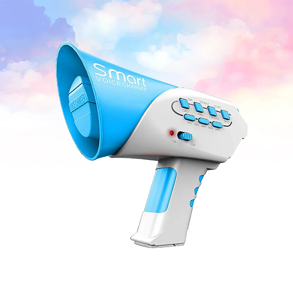 

МегаФон детский с голосовым преобразователем, микрофон для косплея, шутка для детской вечеринки, тикающая игрушка-колонка, громкий динамик