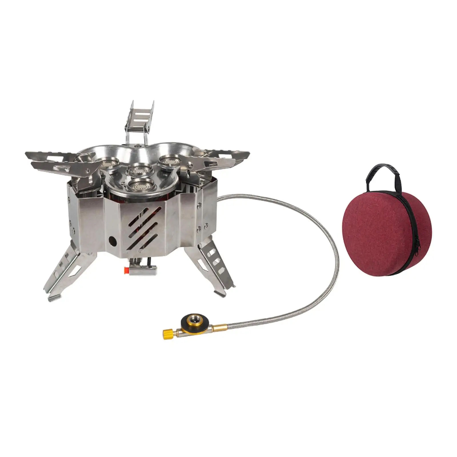 

Foldable Camping Gas with Carrying Case Ultralight Windproof