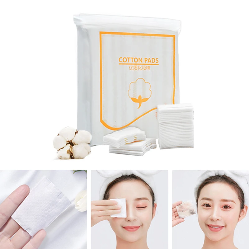 

222PCS Cosmetic Cotton in Bag Makeup Remover Fine Multilayer Cotton Pads Face Cleaning Skin Care Nail Wipes Beauty Tools