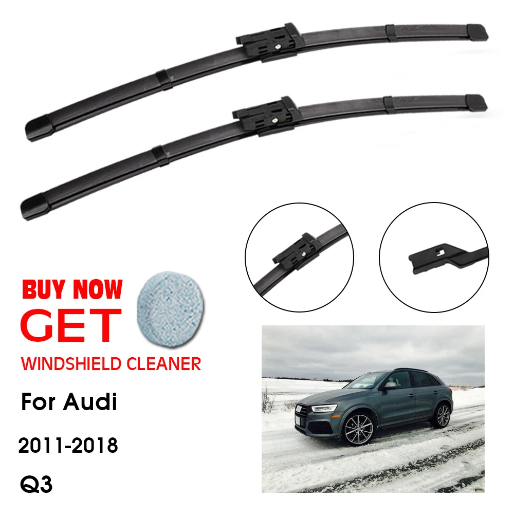 

Car Wiper Blade For Audi Q3 24"+20" 2011-2018 Front Window Washer Windscreen Windshield Wipers Blades Accessories