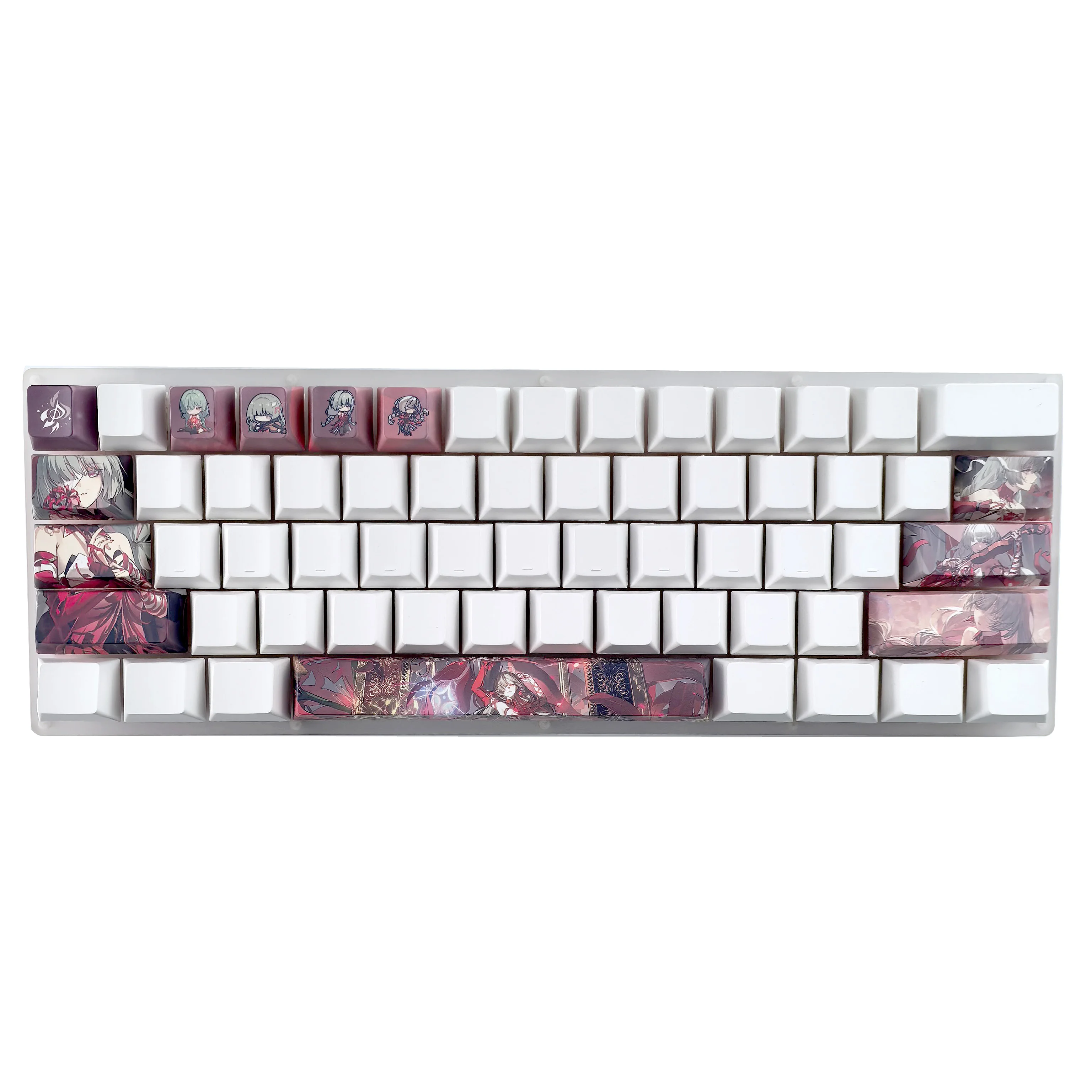 Клавиши MAIMOOO Phrolova Wuthering Waves Cherry PBT, аниме-клавиши для клавиатуры, персонализированные расширенные клавиши на 12 клавиш (art.: 3920d9525c5ea) - 3920d9525c5ea