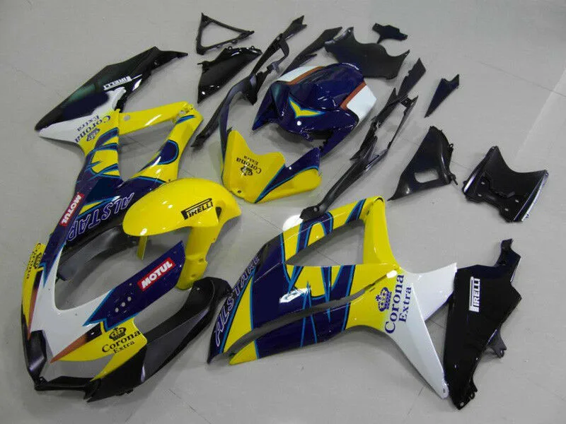 

Новый комплект обтекателей ABS для Suzuki GSX-R600 08 09 10 K8 GSXR 600 750 2008 2009 2010 комплект обтекателей Корона