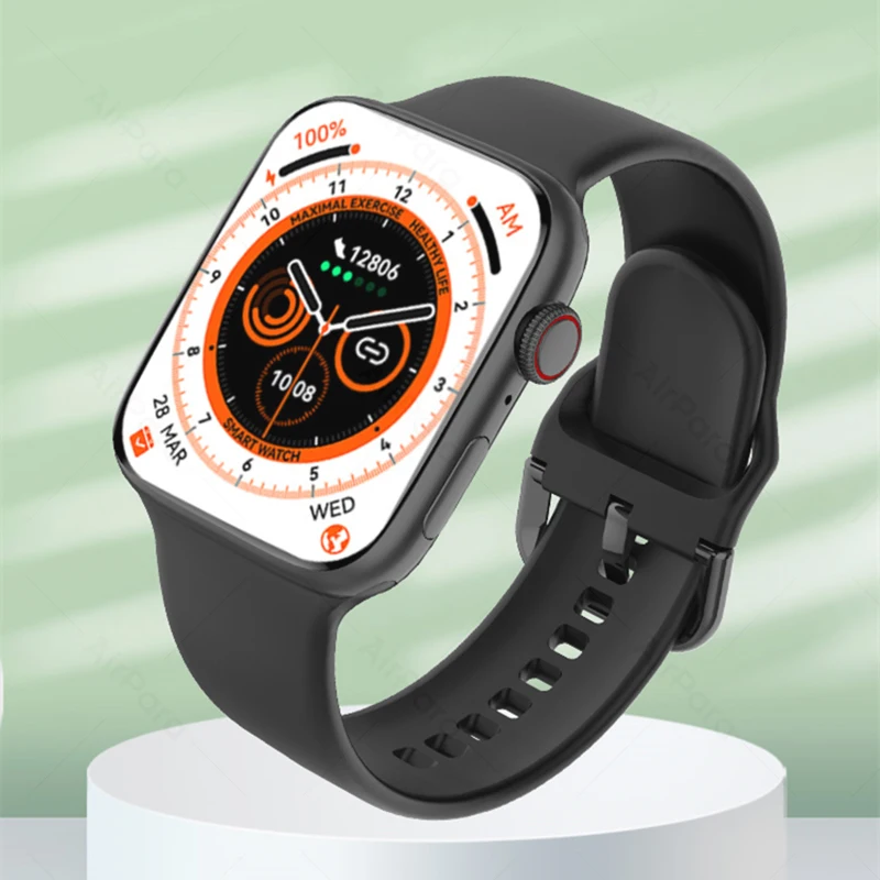 

2022 NFC Smart Watch Men Women Smartwatch Door Access Control 1.9 in HD Screen Wireless Charging Dial Call Fitness Bracelet